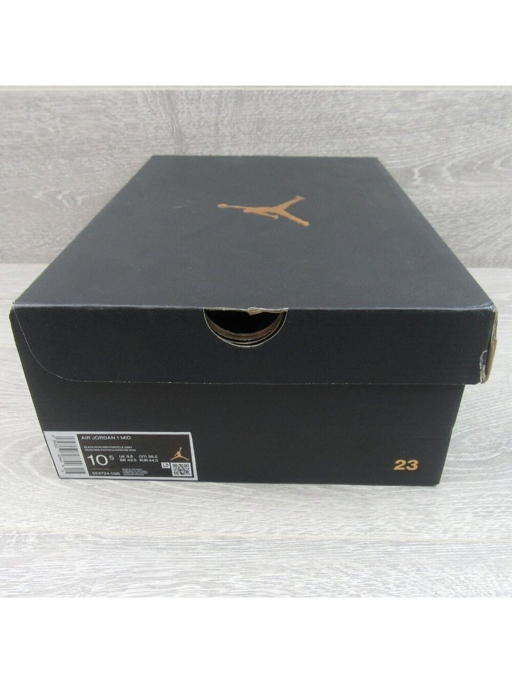 Air Jordan 1 Mid Shadow Red Black Shoes Men's Size 10.5 NEW - Picture 13 of 14
